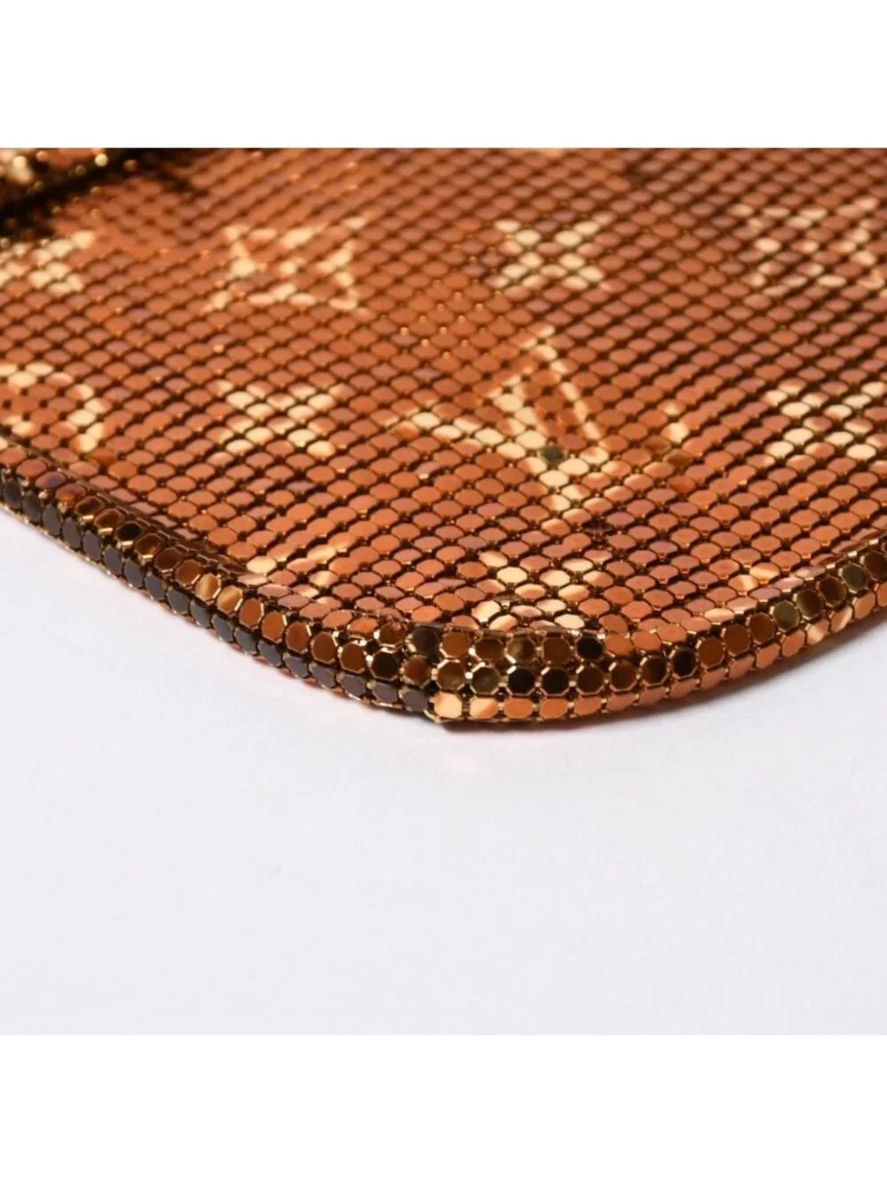Louis Vuitton Shoulder Bag Monogram Mesh Francis Gold